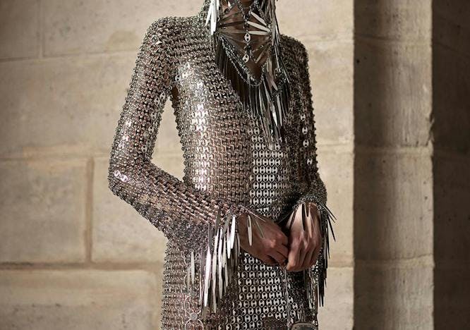 armor chain mail person human