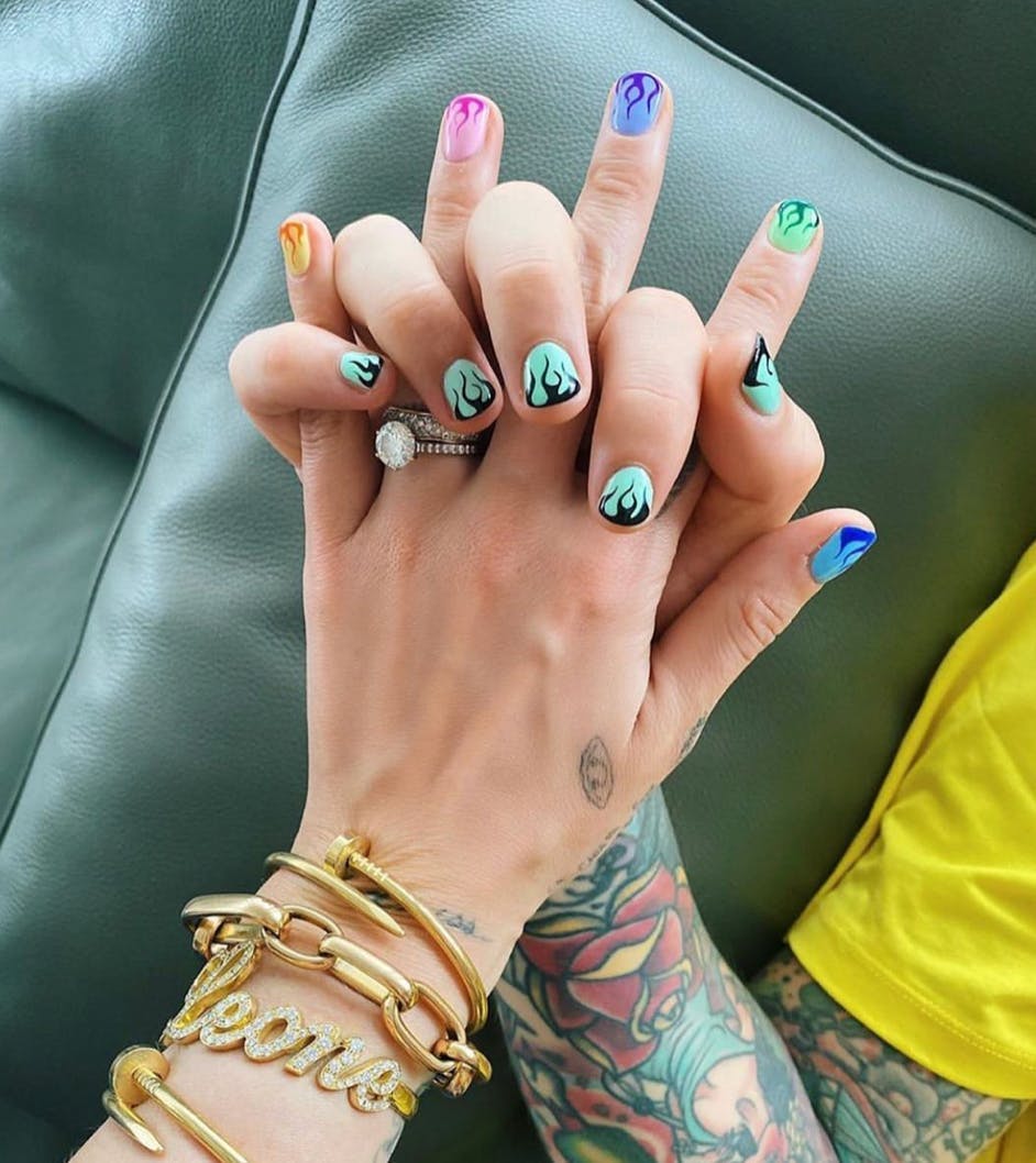 skin person human tattoo manicure nail