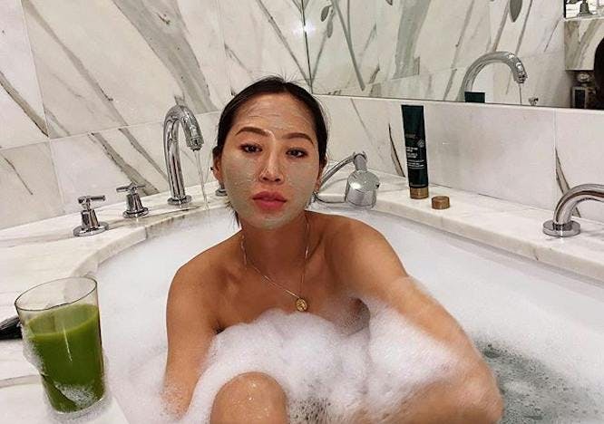 tub bathtub person human