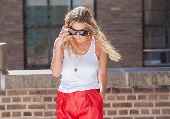 ashley benson shorts clothing apparel person human sunglasses accessories accessory female