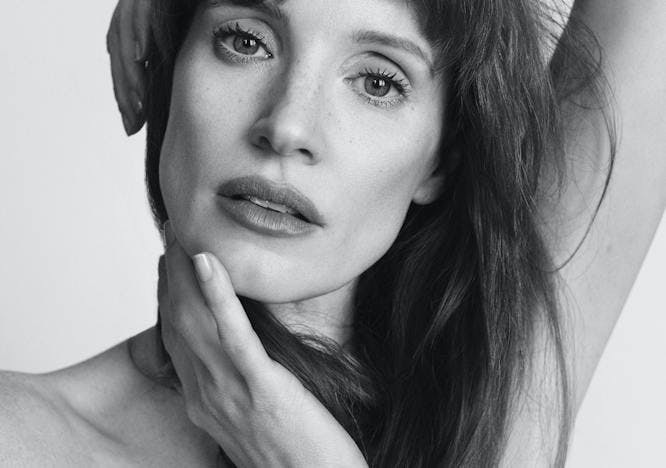 Jessica Chastain photgraphed by Alexi Lubomirski for L'OFFCIEL's Centennial Issue.
