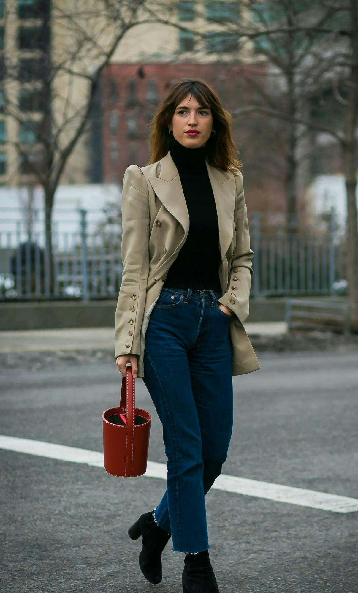 clothing coat pants jacket blazer jeans handbag overcoat shoe purse